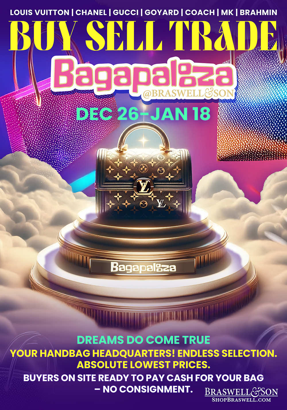 Bagapalooza is Coming to Braswell & Son!