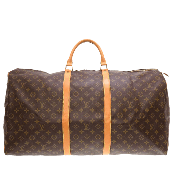LOUIS VUITTON Keepall Bandouliere 55 Luggage Bag